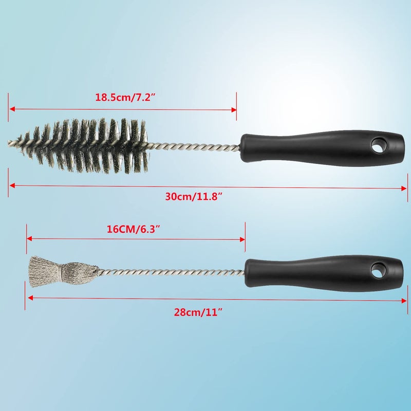 Bestong 2pcs Injector Sleeve Cup Bore Seat Cleaning Brush Kit Compatible with Ford Powerstroke 7.3L 6.0L 6.4L 6.7L 1994-2018, Caterpillar 3126 C7 C9, Navistar Replace AP0084 AP0085 3252 - Image 4